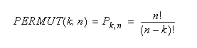 PERMUT Equation