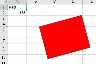 Example - Binding shape with different properties