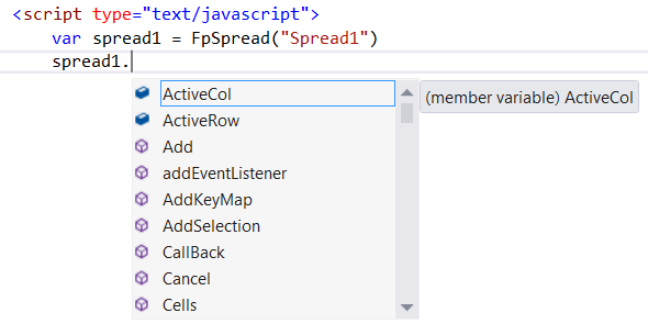 Intellisense