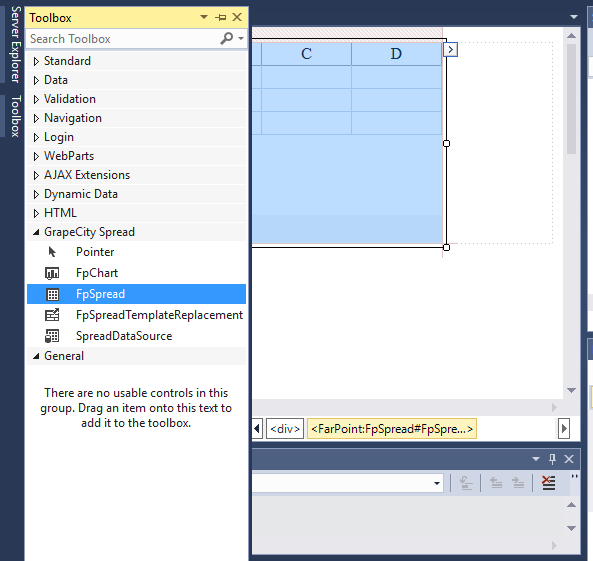 FpSpread component