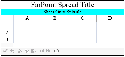 Sheet with title and subtitle