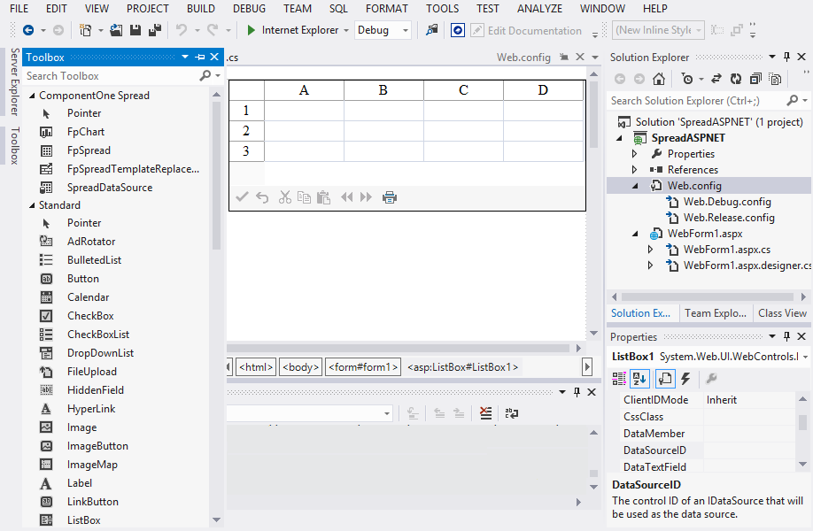 FpSpread component