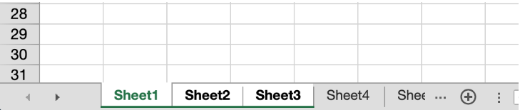 Selecting multiple worksheets